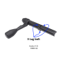 Vudoo V-22, 3 lug - bolt protector (right-handed)